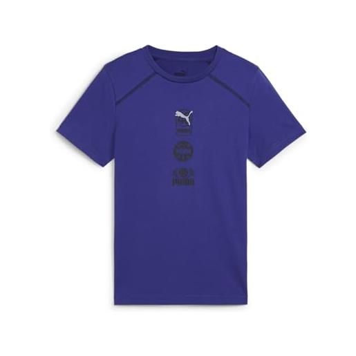 PUMA active sports graphic tee ii b - magliette ragazzi, lapis lazuli, 681806 128