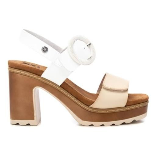 Matteo Pitti Sandalo Donna Marrone Doppia Fascia Con Fibbie - Calzature
