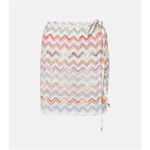 Missoni pareo a zig-zag con lamã©