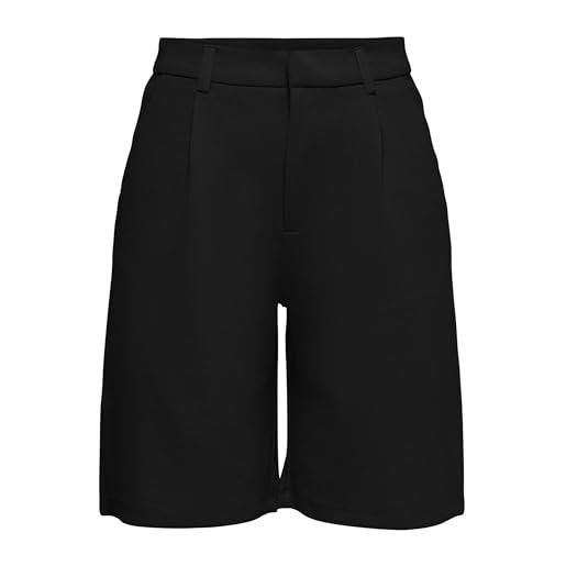 Jdy tanja life city shorts jrs pantaloncini, nero, s donna