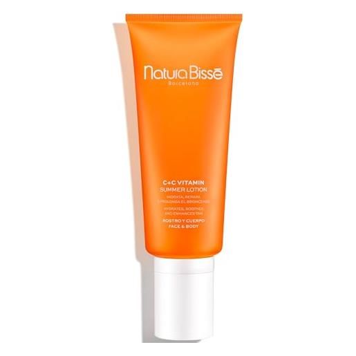 Natura Bissé c+c vitamina summer lotion | lozione idratante e lenitiva dopo sole per viso e corpo con aloe vera e vitamine c ed e | 200 ml