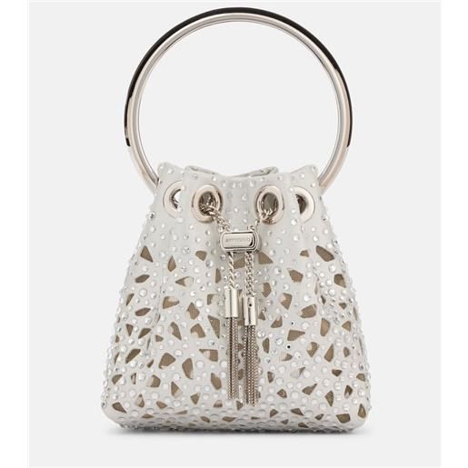 Jimmy Choo secchiello bon bon micro in raso