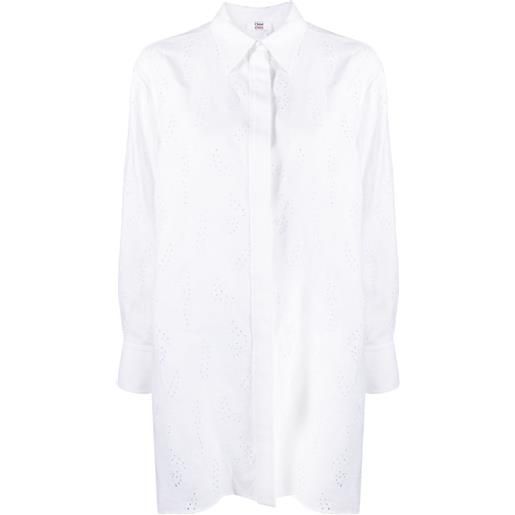 Chloé chemisier con in pizzo chloé x eres patricia - bianco