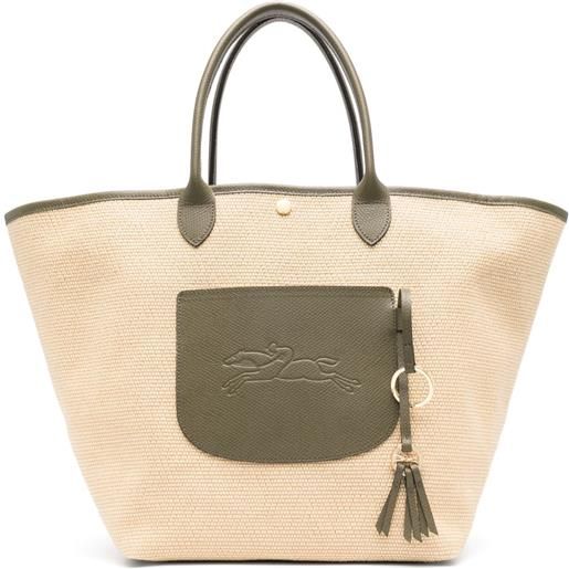 Longchamp borsa tote le pliage grande - toni neutri
