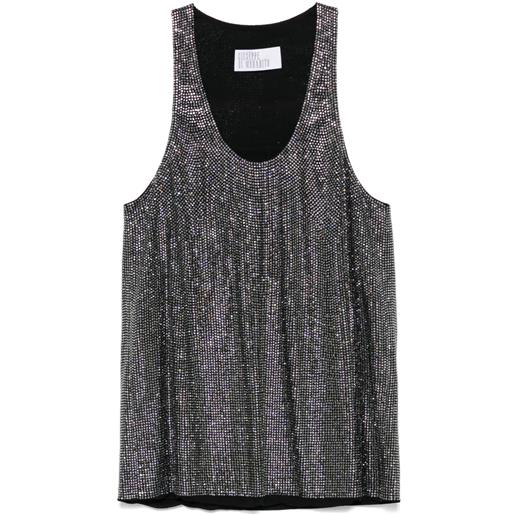 Giuseppe Di Morabito canotta corto con strass - nero