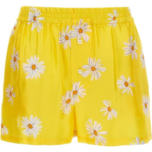 Moschino shorts margherite - giallo