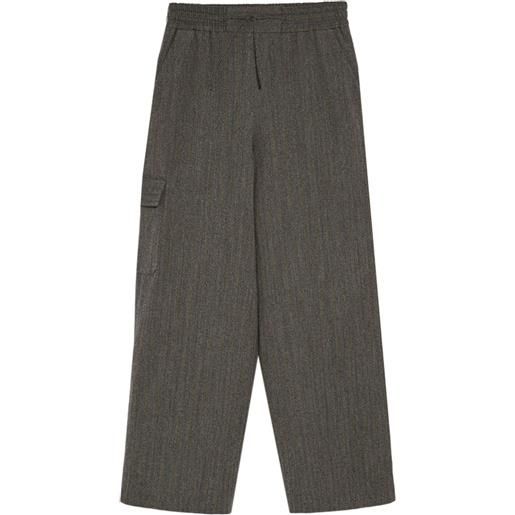 Yves Salomon cargo con coulisse - grigio