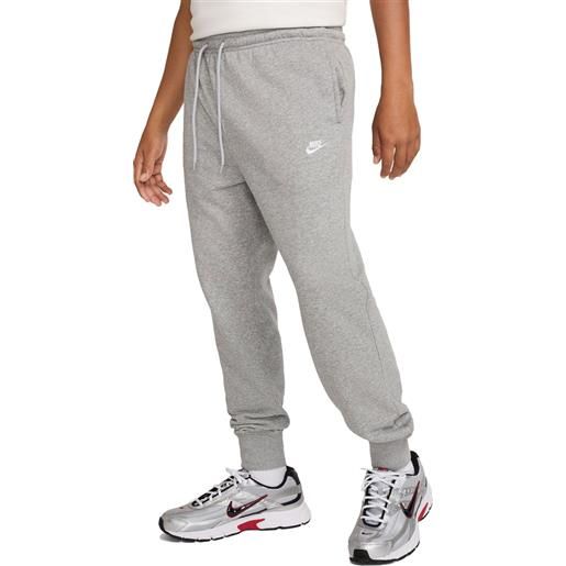 Nike pantaloni jogger uomo Nike club french terry grigio