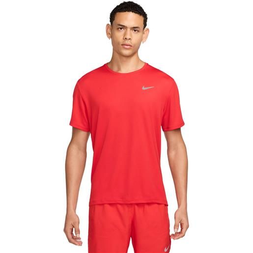 Nike maglia manica corta uomo Nike miler rosso