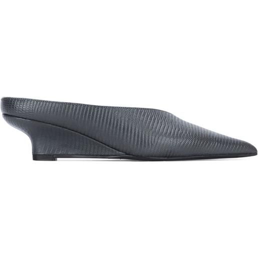TOTEME mules sharp - grigio