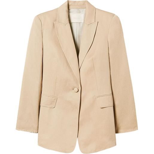 TWINSET blazer monopetto - toni neutri