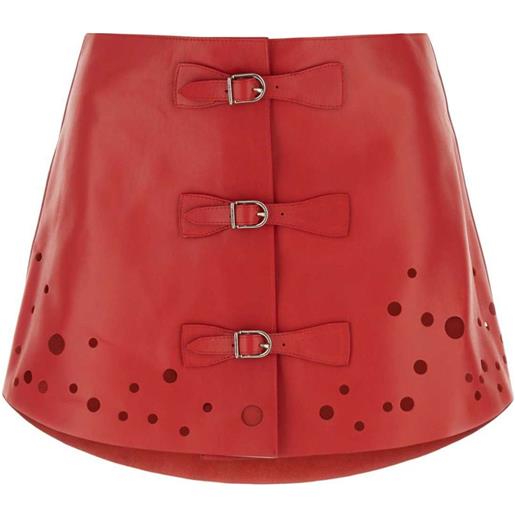 Durazzi Milano minigonna traforata - rosso