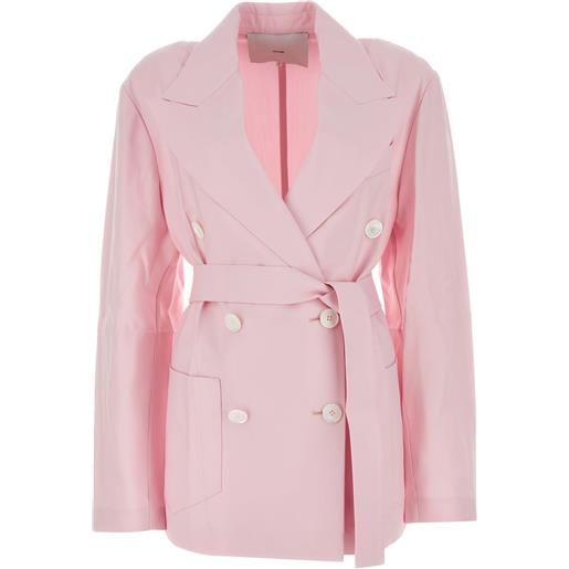 Setchu blazer doppiopetto origami - rosa
