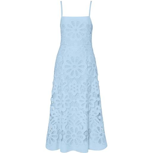 Temperley London abito midi guinevere - blu