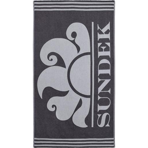SUNDEK telo mare fouta jacquard con logo