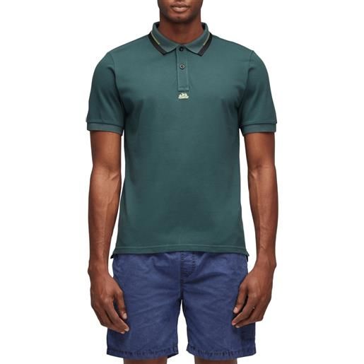 SUNDEK polo in cotone piquet combinato maniche corte da uomo