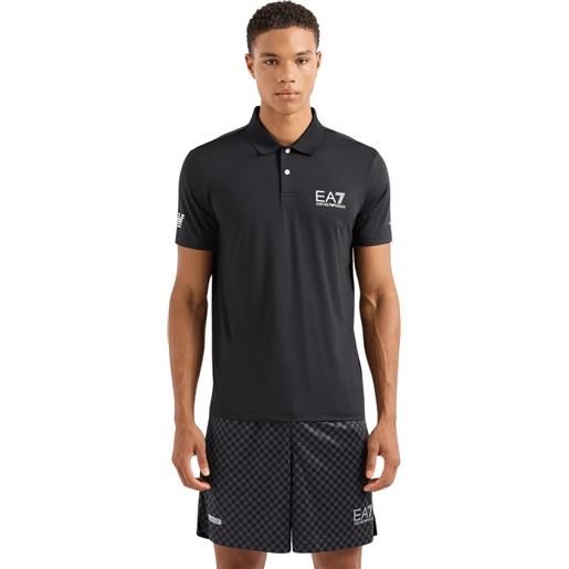 EA7 multi-sport ventus7 polo tennis pro in tessuto tecnico