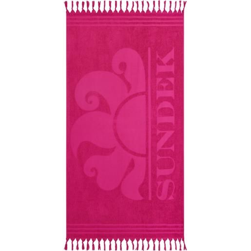 SUNDEK paraty telo mare jacquard con logo