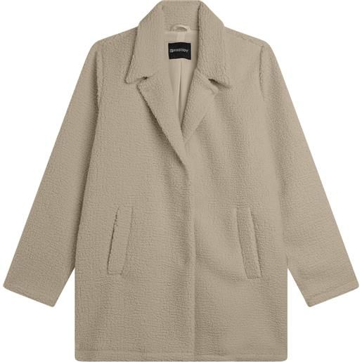 FREDDY cappotto in tessuto sherpa con chiusura b z80 donna