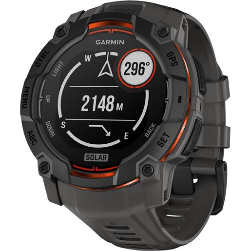 GARMIN instinct 3 50 mm solar black/charcoal smartwatch gps