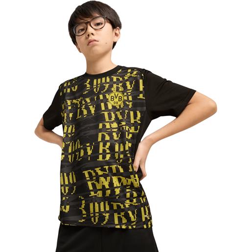 PUMA borussia dortmundjr prematch jersey 24/25 maglia allenamento ragazzo
