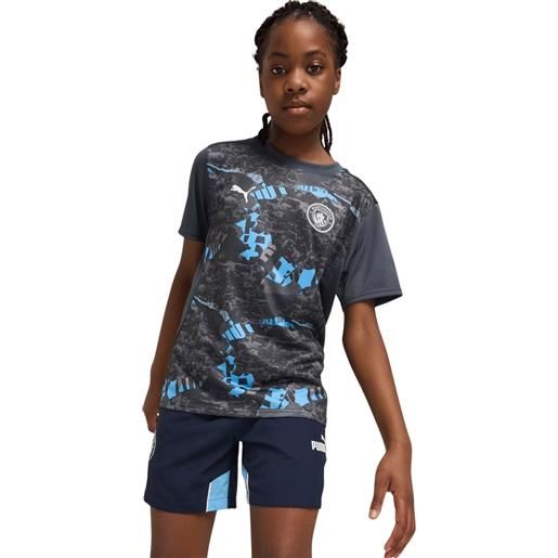PUMA manchester cityt jr prematch ss jersey 24/25 maglia allenamento ragazzo