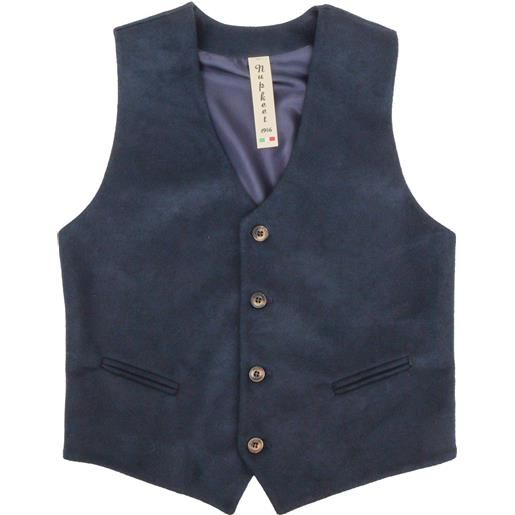 Nupkeet gilet con tasche a filetto in panno