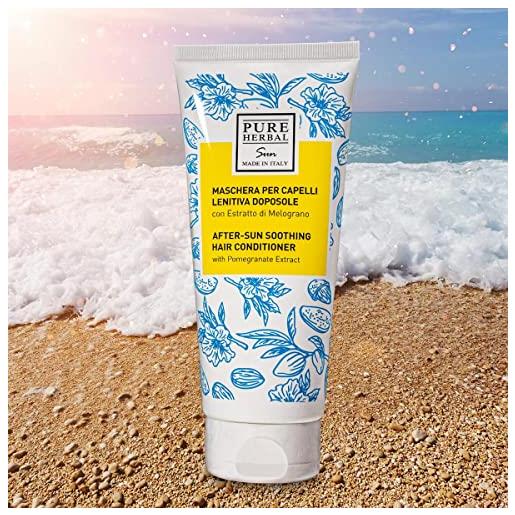 Pure Herbal maschera Pure Herbal lenitiva doposole per capelli 200 ml