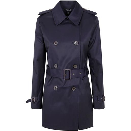 Lauren Ralph Lauren trench doppiopetto - blu