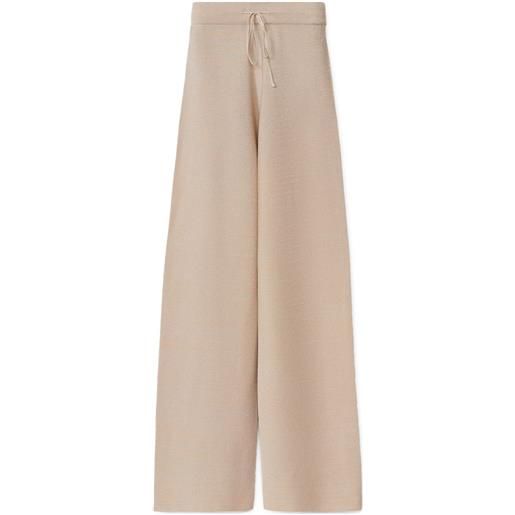 Fabiana Filippi pantaloni in maglia - marrone