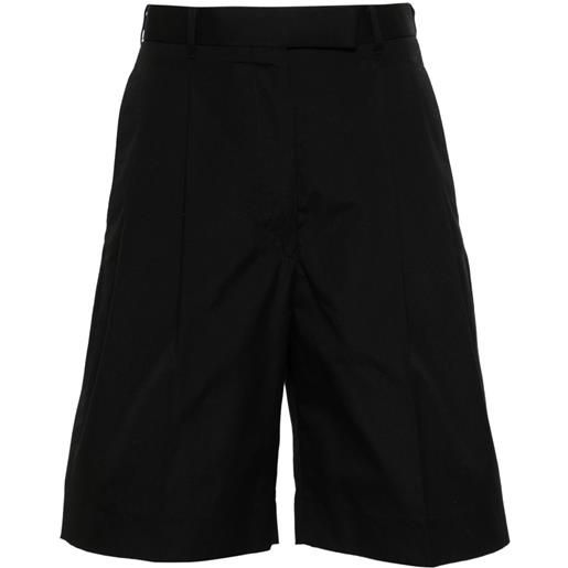 Thom Browne shorts a vita alta - nero