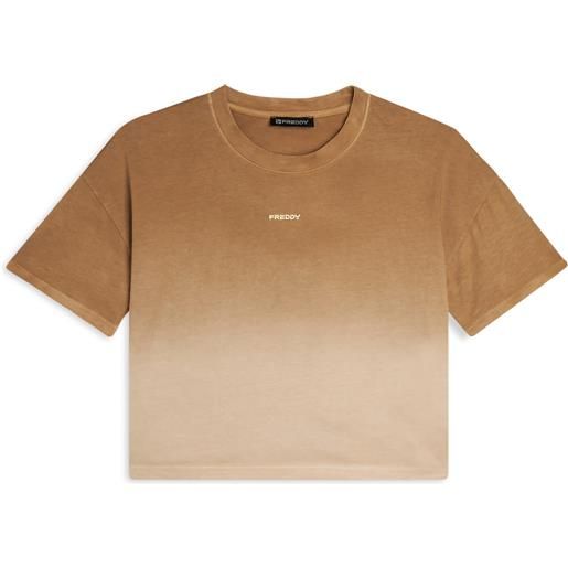 Freddy t-shirt girocollo corta in jersey dégradé