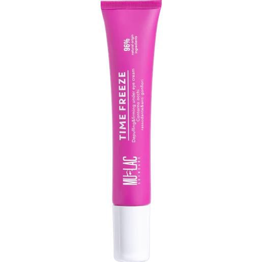 MULAC time freeze contorno occhi rassodante e antigonfiori 15 ml tutti i tipi di pelle crema