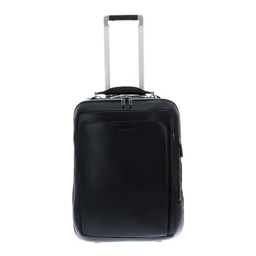 PIQUADRO modus trolley cabin 2 ruote in pelle porta pc 15.6 a due scomparti