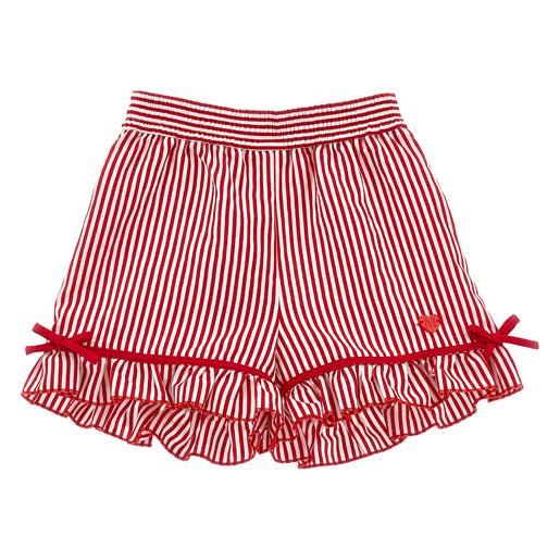 Monnalisa shorts rigati con fiocchini