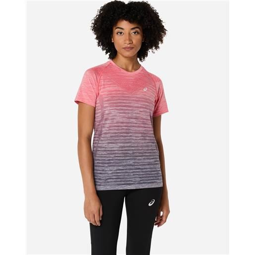 Asics seamless w - t-shirt running - donna - grigio