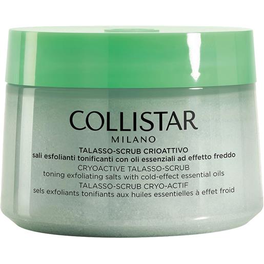 Collistar talasso scrub crioattivo 700 gr levigante uniformante 700 ml scrub