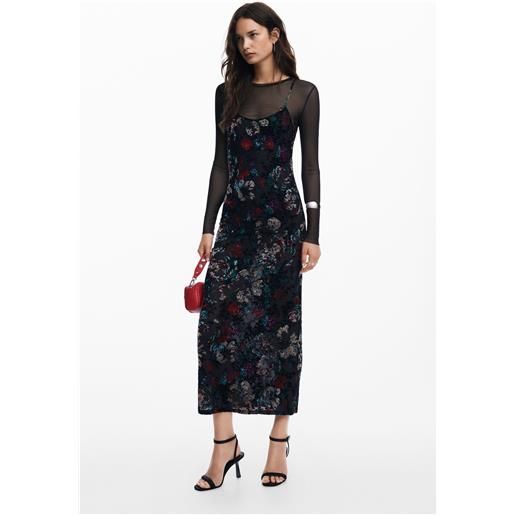Desigual abito combinato in mesh
