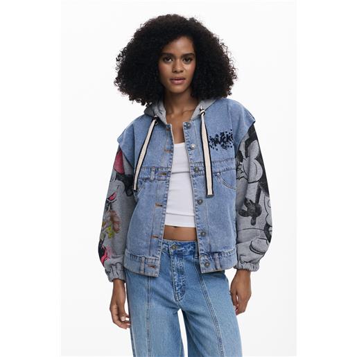 Desigual giacca di jeans mickey mouse