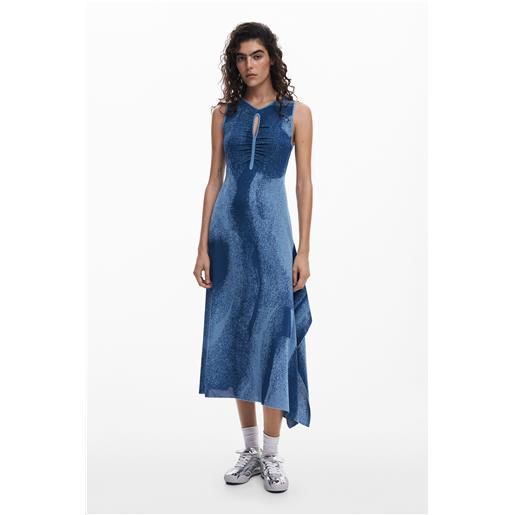 Desigual abito jacquard cut-out