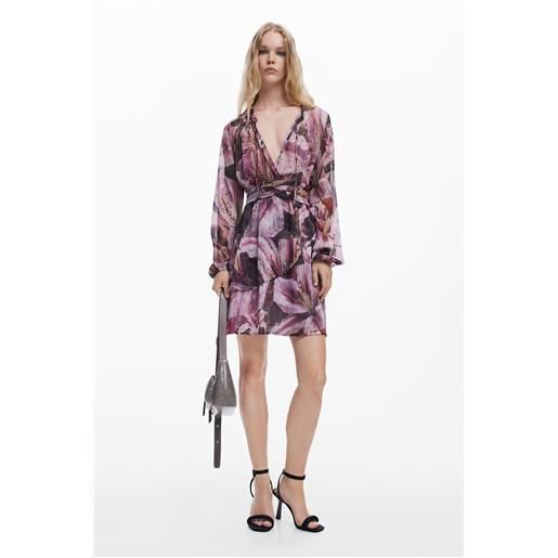 Desigual abito vaporoso orchidee