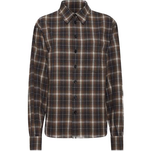 DSQUARED2 camicia con motivo tartan - marrone