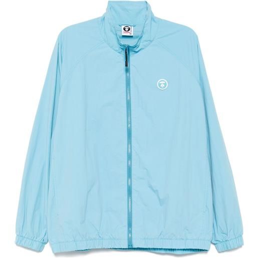 AAPE BY *A BATHING APE® giacca a vento apenow con logo - blu