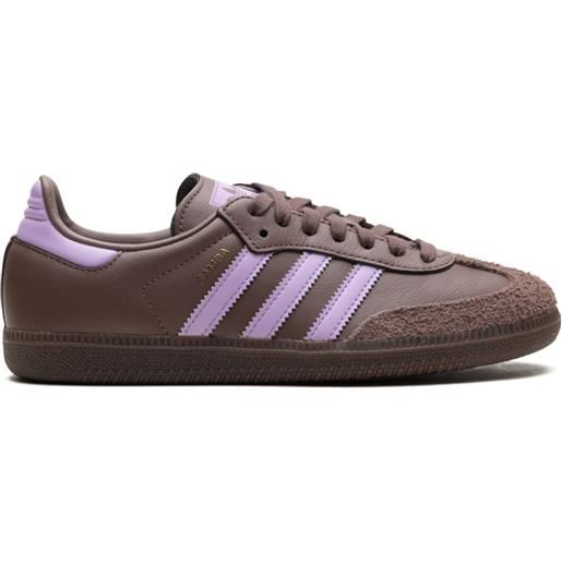 adidas sneakers samba og "earth strata purple glow" - marrone