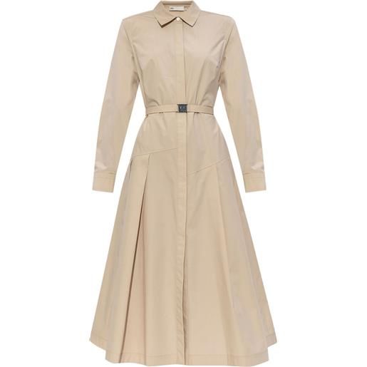 Tory Burch abito midi con cintura - toni neutri