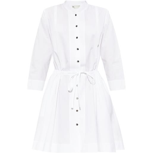 Tory Burch abito corto in cotone - bianco