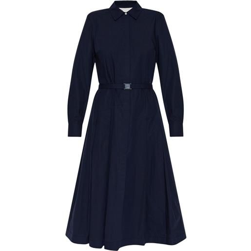 Tory Burch abito midi con cintura - blu