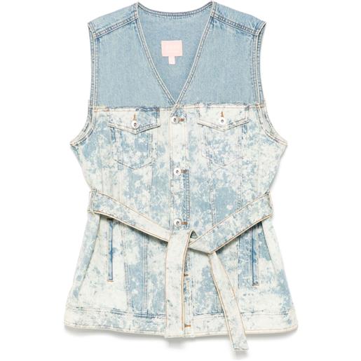 BAPY BY *A BATHING APE® gilet denim - blu