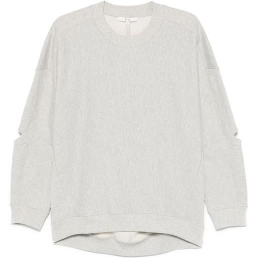 Tibi felpa girocollo - grigio