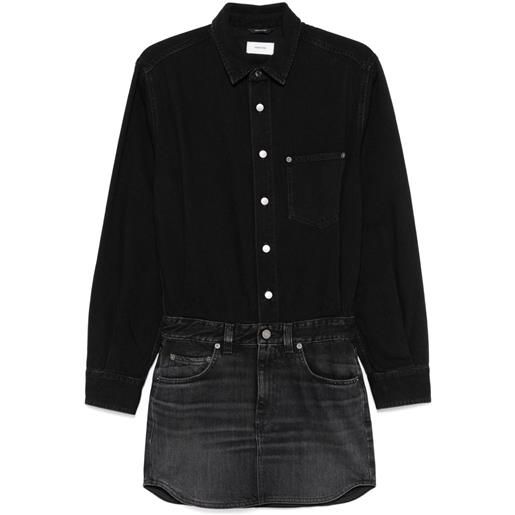 Haikure abito corto tamu - nero